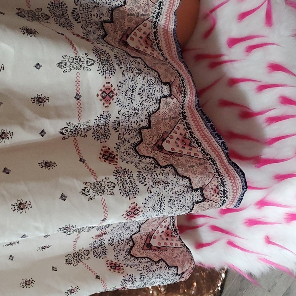 Rewind Size Large Aztec Print Bohemian Top Nwot - image 3